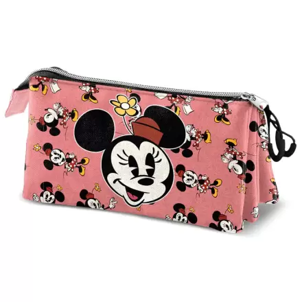 Disney Minnie Plus Aqua triple pencil case product photo