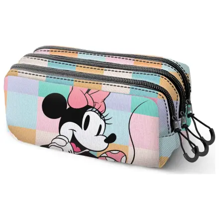 Disney Minnie Squares triple pencil case product photo