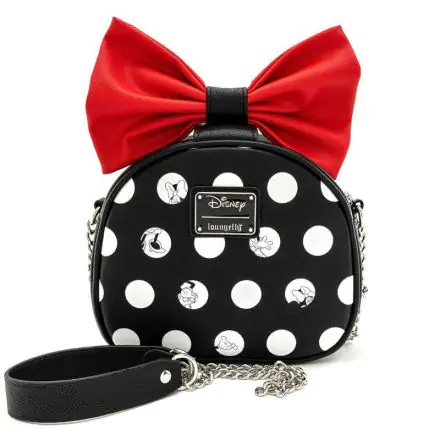 Disney by Loungefly Crossbody Minnie Polka Big Red Bow product photo