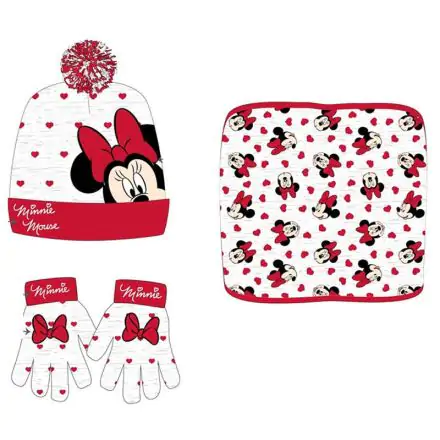 Disney Minnie winter set snood hat gloves termékfotója