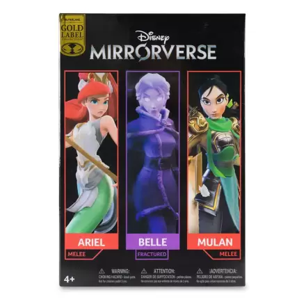 Disney Mirrorverse Action Figures Princess Pack Mulan, Belle (Fractured) & Arielle (Gold Label) 13 - 18 cm termékfotója