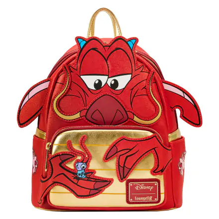 Loungefly Disney Mulan 25th Anniversary Mushu glitter backpack 26cm product photo