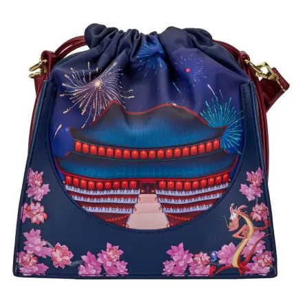 Disney by Loungefly Crossbody Bag Mulan Castle Cinch Sack product photo