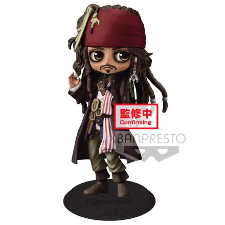 Disney Pirates of the Caribbean Jack Sparrow Q Posket A figure 14cm product photo