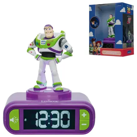 Disney Pixar Toy Story Buzz Lightyear 3D night light digital alarm clock product photo