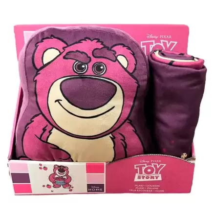 Disney Pixar Toy Story Lotso polar blanket + cushion set product photo