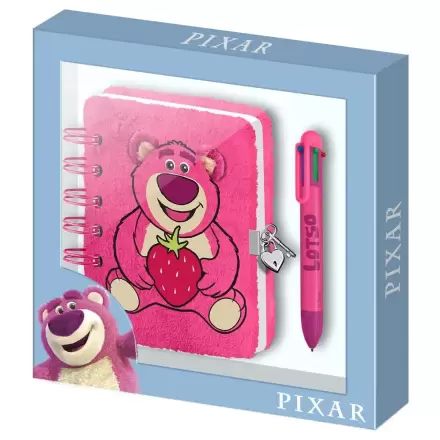 Disney Pixar Toy Story Lotso Strawberry Plush diary and pen product photo