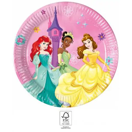 Disney Princess Live your Story, Disney Princess paper plates 8 pcs 20 cm FSC product photo