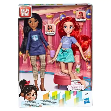 Disney Raph Breaks the Internet Ariel + Pocahontas set 2 dolls product photo
