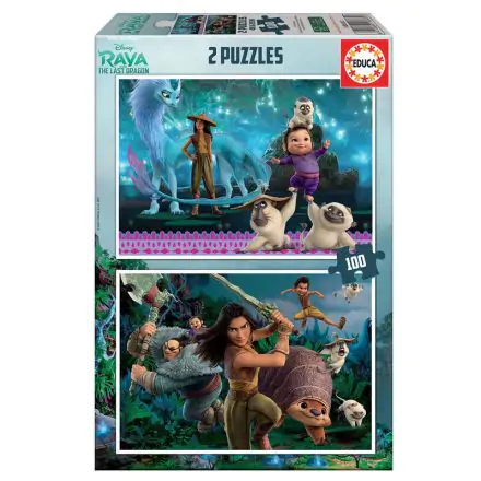 Disney Raya and the Last Dragon puzzle 2x100pcs product photo