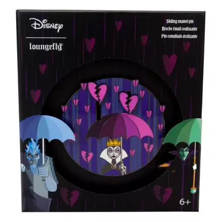 Disney by Loungefly Sliding Enamel Pin Villains Curse your hearts Limited Edition 8 cm product photo