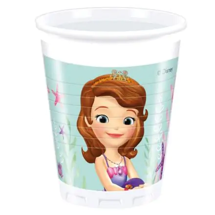 Disney Sofia the First Pearl of the Sea Plastic Cups 8 pc 200 ml product photo