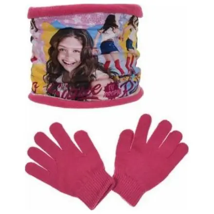 Disney Soy Luna Ritmo kids scarf, snood + gloves set product photo
