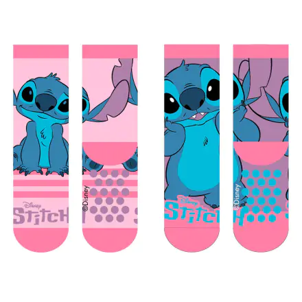 Disney Stitch pack 2 kids anti-slip socks product photo