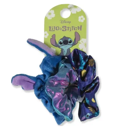 Disney Stitch 3 hair scrunchie set product photo