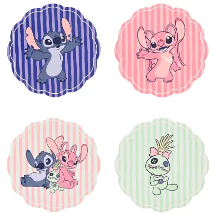 Disney Stitch set of 4 ceramic coasters product photo
