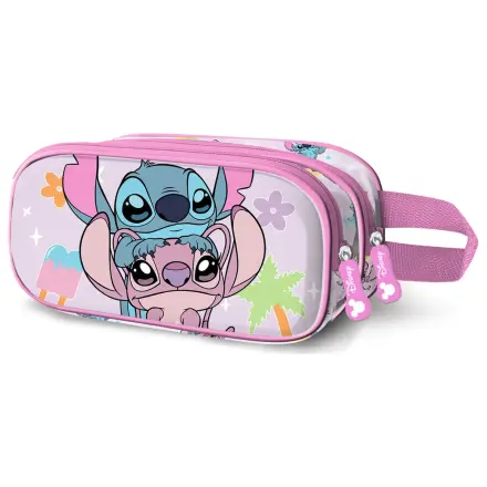 Disney Stitch & Angel Couple 3D pencil case product photo
