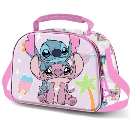 Disney Stitch & Angel Couple 3D lunch bag product photo