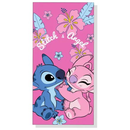 Disney Stitch & Angel microfibre beach towel product photo