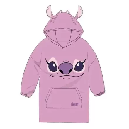 Disney Stitch Angel oversize sweatshirt coat kids coral product photo