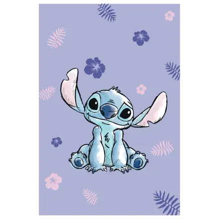 Disney Stitch Blooming Microfiber Blanket 100x150cm product photo