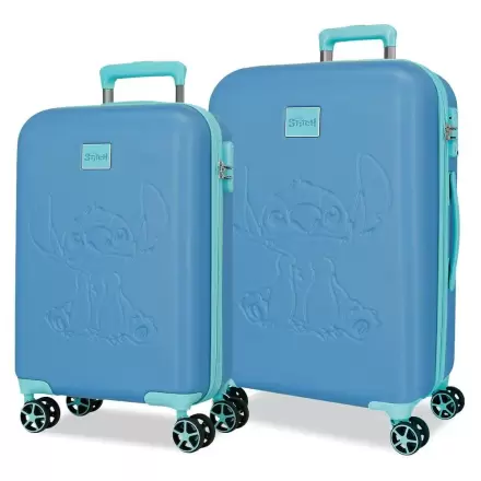 Disney Stitch Blue ABS pack 2 trolley suitcases termékfotója