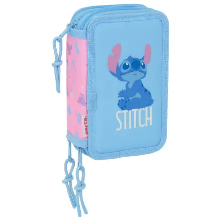 Disney Stitch Bright triple pencil case 37pcs product photo