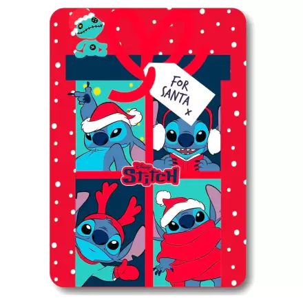 Disney Stitch Christmas polar blanket termékfotója