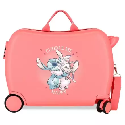 Disney Stitch Cuddle Me Coral ABS suitcase 50cm product photo