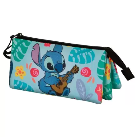 Disney Stitch Guitar triple pencil case termékfotója