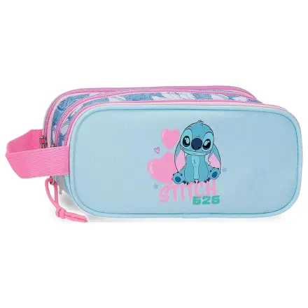Disney Stitch Hearts triple vanity case product photo