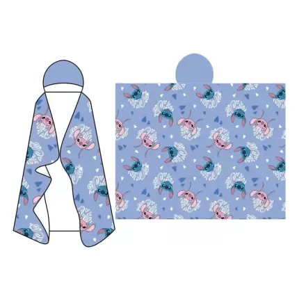 Disney Stitch Coral hooded blanket 120x150cm product photo