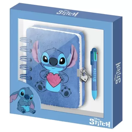 Disney Stitch plush diary and pen product photo