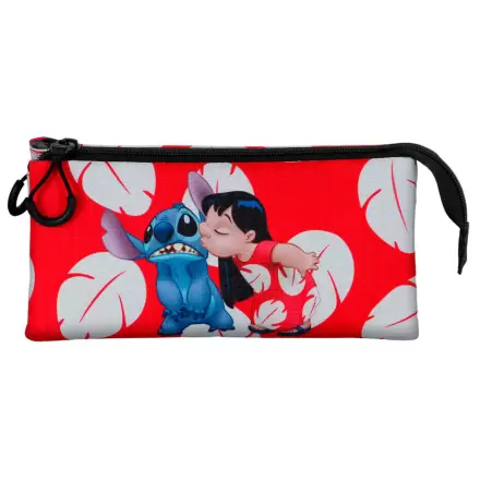Disney Stitch Kiss triple pencil case termékfotója