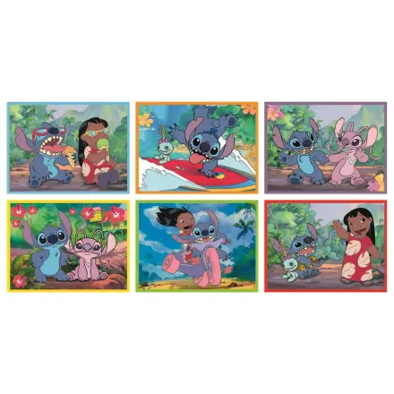 Disney Stitch cubes puzzle 12pcs product photo