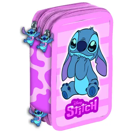 Disney Stitch Lovely triple pencil case product photo