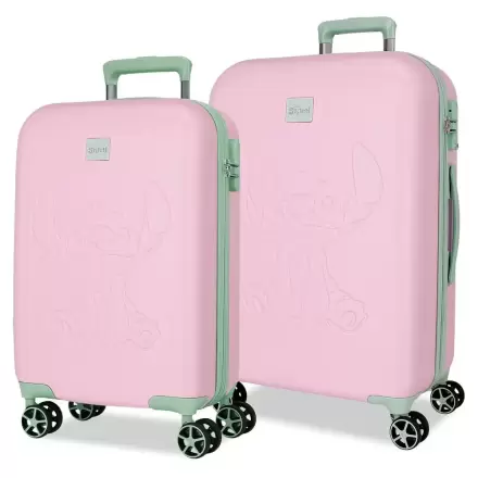 Disney Stitch Mauve ABS pack 2 trolley suitcases termékfotója