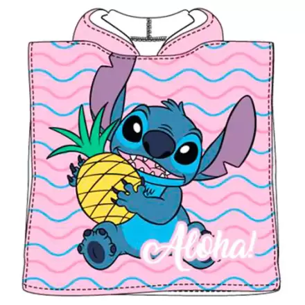 Disney Stitch microfibre poncho towel product photo