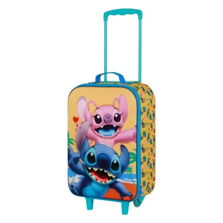Disney Stitch Ocean 3D Trolley suitcase 52cm product photo
