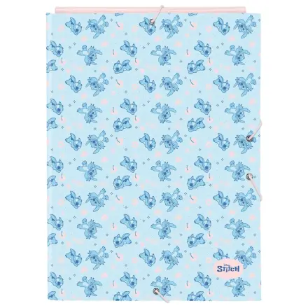Disney Stitch Ohana A4 cardboard binder with flaps product photo