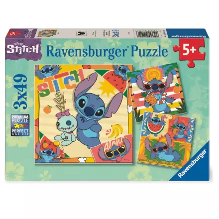 Disney Stitch puzzle 3x39pcs product photo
