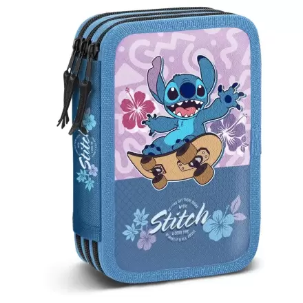 Disney Stitch Skate triple pencil case termékfotója