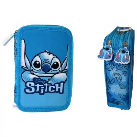 Disney Stitch Smile triple pencil case product photo