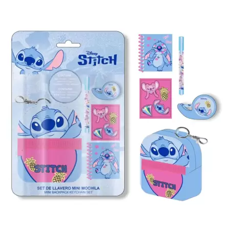 Disney Stitch Stationery mini backpack set termékfotója