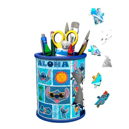 Disney Stitch pencil holders 3D puzzle 54pcs product photo