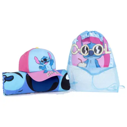 Disney Stitch Towel, Bag and Cap set product photo