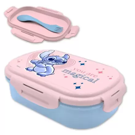 Disney Stitch lunch box + cutlery termékfotója