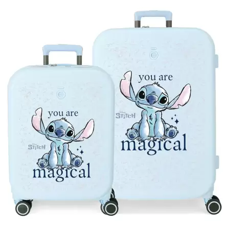 Disney Stitch You Are Magical ABS pack 2 trolley suitcases termékfotója