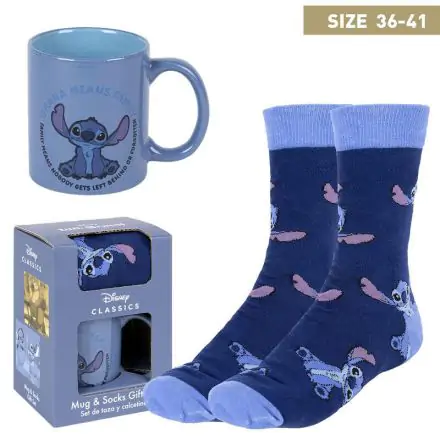 Disney Stitch set socks + mug product photo
