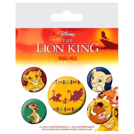 The Lion King Pin-Back Buttons 5-Pack Hakuna Matata product photo